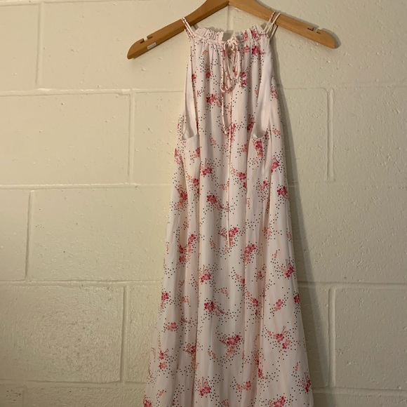 LOFT Dresses & Skirts - Loft NWT White & Pink Pinstripe Shift Dress